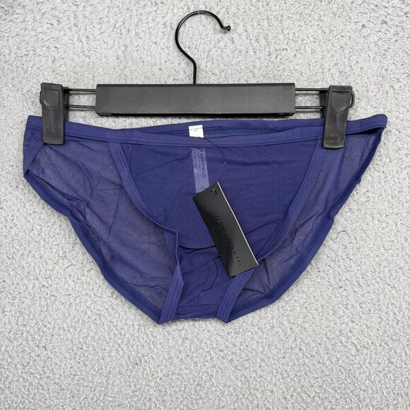 Todd Sanfield Brief Underwear men's Small Indigo Blue Defiant Endurance Mesh NEW - Picture 1 of 9